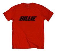 Racer And Blohsh Logo T Shirt Billie Eilish Red L