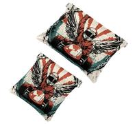 Racer in a Victory Pose with Checkered Flag Pocket Cosmetic Bag, Waterproof Squeeze Makeup Bag No Zipper Self-Closing, Portable Mini Travel Storage for Headphones Jewelry