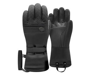 Racer Women's 'GSNOW5' Waterproof Polymax® Insulated Ski Gloves in Black | Size: XS Racer Black XS