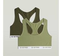 Racerback Bralette 2-Pack - Multi color - Women XL