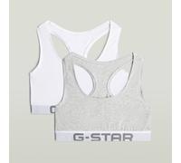 Racerback Bralette 2-Pack - Multi color - Women XXL