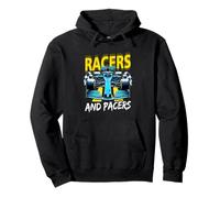 Racers and Pacers Race Car The Art of Racing Power Pacing Pullover Hoodie