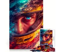 Racer's Eye 1000 Pieces Jigsaw Puzzles for Adults Strengthen Memory Casual Fun Clean Edge Classic Gift (38x52cm)