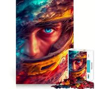 Racer's Eye Hard Jigsaw Puzzle for Adults 1000 Pieces Improve Memory Relaxed Mind Sharp Edge Stylish Gift (38x26cm)