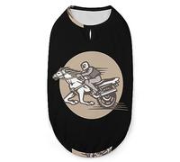 Racer's Horse Wheel Pets Shirt Vest Cute Dog Tank Top Soft Sleeveless T-Shirt for Puppy Kitty Cats XL