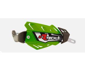 RACETECH FLX HANDGUARDS KAWASAKI GREEN R-KITMFMVE00