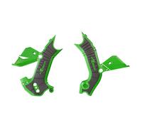 Racetech Moto Motorcycle Frame Guard Kawasaki Green For KX250 25/KX450 24-25