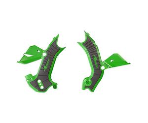 Racetech Moto Motorcycle Frame Guard Kawasaki Green For KX250 25/KX450 24-25