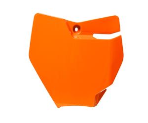 Racetech Moto Motorcycle Motorbike Front Number Plate KTM Orange For SX65 16-23