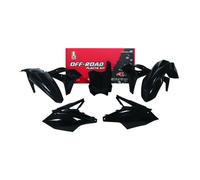 Racetech Moto Motorcycle Motorbike Plastic Kit Black For KX250 17-20 - Pack Of 5