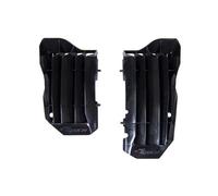 Racetech Moto Motorcycle Oversize Radiator Louvers Black For CRF450 17-20