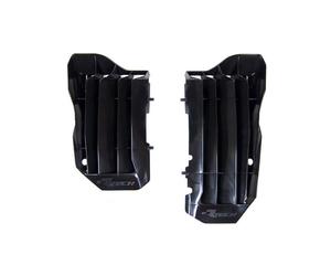 Racetech Moto Motorcycle Oversize Radiator Louvers Black For CRF450 17-20
