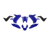Racetech Moto Motorcycle Plastic Kit Blue / Black For T7 19-24 - Pack Of 7
