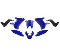 Racetech Moto Motorcycle Plastic Kit Blue / Black For T7 19-24 - Pack Of 7