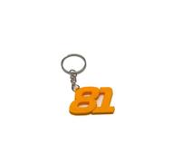 RaceTracks.pl Oscar Piastri F1 Pendant Keychain, Formula 1 Driver Keychain, Multicolored, Unisex-Adults