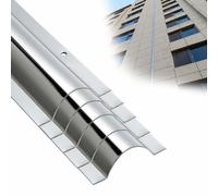 Raceway Metal Cord Cover 40 46 53 60 80 100 115 Mm Width, Wireguard Guard Raceway Stainless Steel With Mounting Holes, Cable Concealer For Home/School/Factory(20 PCS,Outer width 60mm)