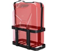 Racewill 2023 Upgrade Jerry Can Mount Holder: Lockable Jerry Gas Can Holder Rack, 5 Gallon (20 Liter), Reinforced Welding