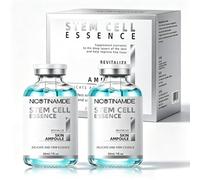 Racgrul Face Serum with Stem Cells, 2 Serum Ampoules with Microneedles for Anti-Ageing, Helps Reduce the Appearance of Wrinkles and Scars, Moisturising Face Serum for