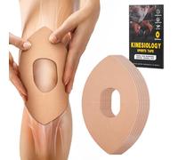 Racgrul Kinesiology Tape for Knees, 10 Pack of Pre-Cut Kinesiology Tape for Relieving and Supporting Knee Pain, Waterproof and Elastic Sports Tape for Stability of L