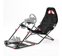 RACGTING Racing Simulator Cockpit, Foldable & Adjustable Sim Racing Seat for Logitech G29, G920, G923, G27, G25, Thrustmaster models T248, T248X, T300RS GT, T150, T80, TX, T-GT, TS-PC, Black