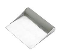 Rachael Ray 46883 Gadgets Stainless Steel Pastry Scraper/Bench Scrape/Kitchen Tool for Baking and Cooking/Dishwasher Safe, Sea Salt Gray