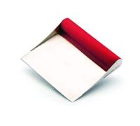 Rachael Ray 56688 Gadgets Stainless Steel Pastry Scraper/Bench Scrape/Kitchen Tool for Baking and Cooking/Dishwasher Safe, Red