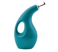 Rachael Ray Ceramics EVOO Oil and Vinegar Dispensing Bottle, 24 Ounce, Turquoise