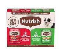 Rachael Ray Nutrish Chunks in Gravy Wet Dog Food Variety Pack, 13 Ounce (Pack of 12)