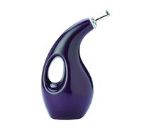 Rachael Ray Solid Glaze Ceramics EVOO Olive Oil Bottle Dispenser with Spout, One Size, Purple