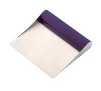 Rachael Ray Tools and Gadgets Stainless Steel Pastry Scraper/Bench Scrape/Kitchen Tool for Baking and Cooking/Dishwasher Safe, Purple