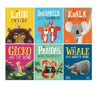 Rachel Bright Collection 6 Books Set (The Lion Inside, The Squirrel Who Squabbled, The Koala Who Could, The Gecko and the Echo, The Pandas Who Promised & The Whale Who Wanted More)