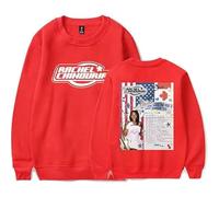 Rachel Chinouriri Merch All I Ever Asked Tour 2025 Crew Neck Sweatshirt Unisex Long Sleeve Pullover (Red,M)
