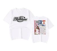 Rachel Chinouriri Merch All I Ever Asked Tour 2025 T-Shirt Unisex Fashion Short Sleeve Crew Neck Top (White,4XL)