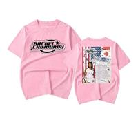 Rachel Chinouriri Merch All I Ever Asked Tour 2025 T-Shirt Unisex Fashion Short Sleeve Crew Neck Top (Pink,XL)