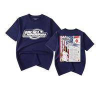 Rachel Chinouriri Merch All I Ever Asked Tour 2025 T-Shirt Unisex Fashion Short Sleeve Crew Neck Top (Navy,3XL)