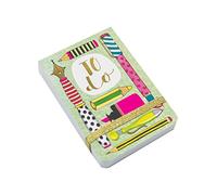 Rachel Ellen A7 Mini Notepad - Pens & Pencils Design