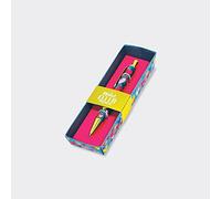 Rachel Ellen Boxed Retractable Ballpoint Pen - Black Ink (Colourful Hearts) BOXPEN12