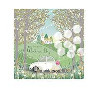 Rachel Ellen Cards - On Your Wedding Day - Car & Church Scene