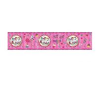 Rachel Ellen Cat 1St Birthday Banner Pink (One Size)