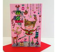Rachel Ellen Christmas Advent Calendar Christmas Card - Fairy