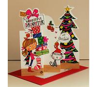 Rachel Ellen Christmas Cards -With Love To A Wonderful Daughter At Christmas