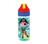Rachel Ellen Designs - Childrens PIRATE Drinks Water Bottle - Captain Pilchard - Ahoy There Matey! - Kids Drinks School Gym Bike - BPA FREE