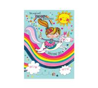 Rachel Ellen Designs Ltd Magical Rainbow Adventure Writing Set, 22 x 16 x 1.5 cm, Multicoloured Unicorn Stationery Set