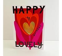 Rachel Ellen Female Birthday Lovely Card Tulip Flowers