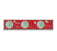 Rachel Ellen Happy Foil 70Th Banner Red (One Size)