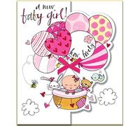 Rachel Ellen New Baby Girl Card