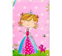 Rachel Ellen Plastic Princess Party Table Cover Multicoloured (One Size)
