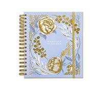Rachel Ellen Powder Blue Luxury Wedding Planner Journal with Sections, Checklists and Pockets