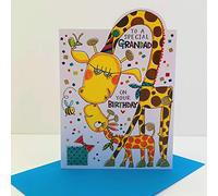 Rachel Ellen to A Special Grandad Birthday Card - Giraffe Present