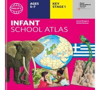 Rachel Noonan Philip's RGS Infant School Atlas Hardback Book Rachel Noonan Multicolor